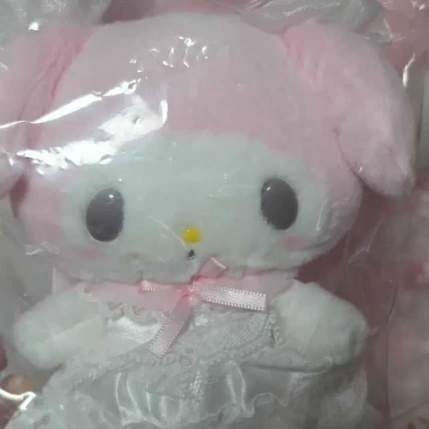 [BUNJANG] Sanrio My Melody Lady Plush, White Mascot / (일괄) 산리오 마이멜로디 레이디 누이, 마스코트 화이트