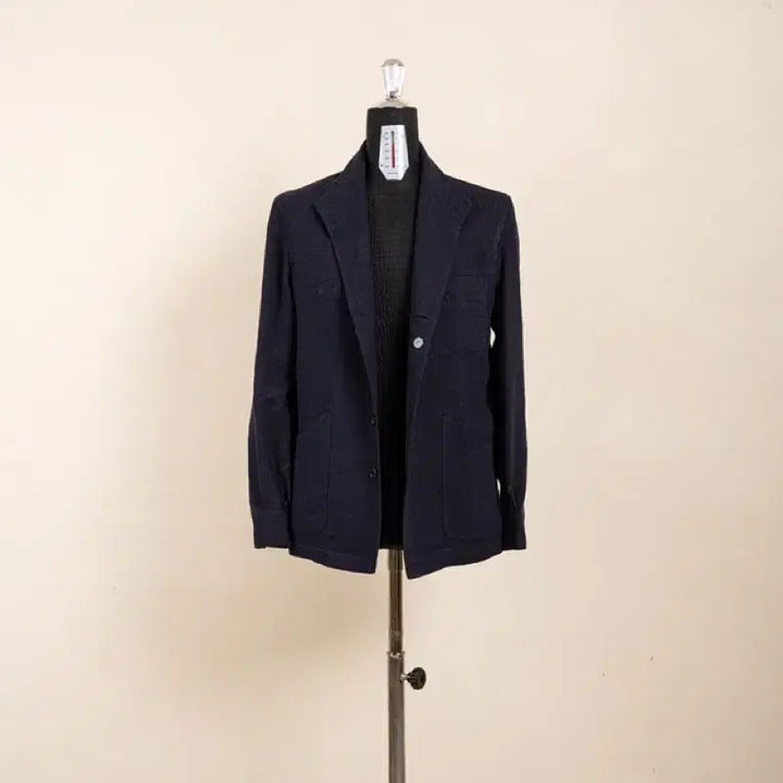 [SOLD OUT] 새상품 피노마레 린넨 테바 자켓 네이비 L