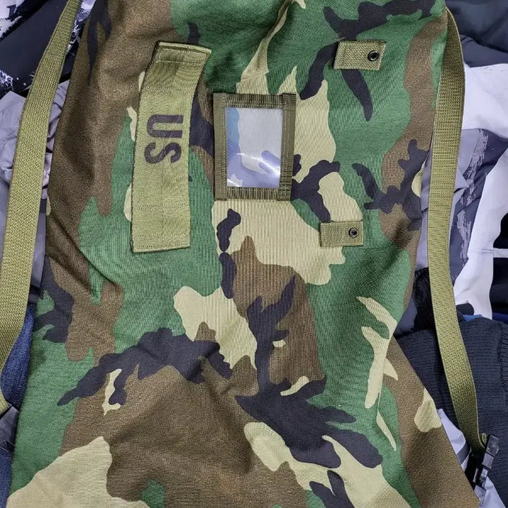 [BUNJANG] US Military Woodland Camo Duffel Bag / US 밀리터리 더플백 우드랜드 카모 60x40