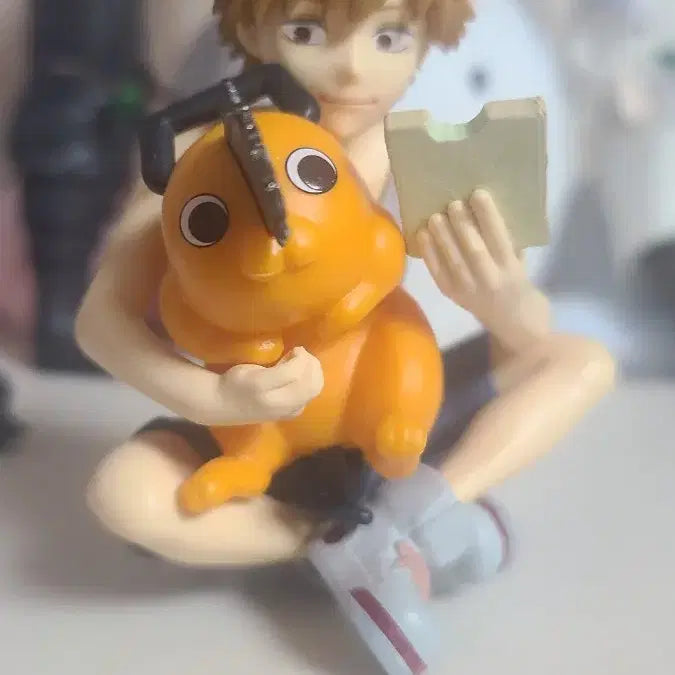 [BUNJANG] Chainsaw Man Denji &amp; Pochita Break Time Figure / 체인소 맨 브레이크타임