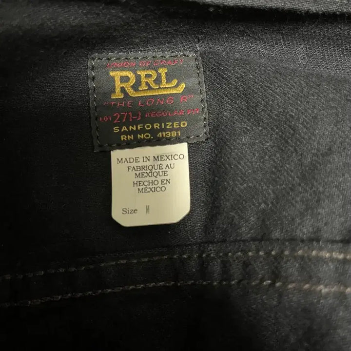 [SOLD OUT] rrl lot 271 데님 트러커 멕시코산 블랙 M사이즈