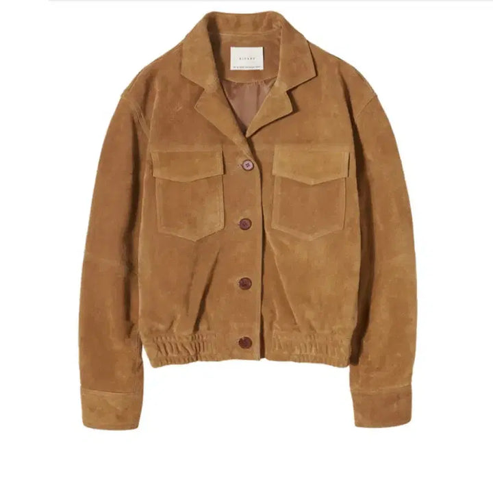 [BUNJANG] SIAJU Suede Trucker Jacket - Camel / 시야쥬 suede trucker jacket_Camel