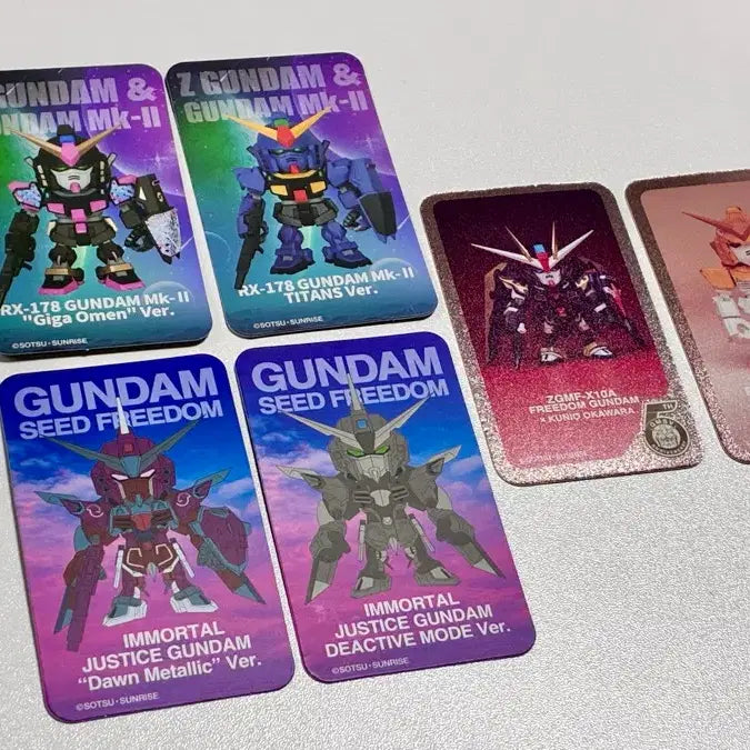 [BUNJANG] QMSV Gundam Mini Figure Bundle / QMSV MINI 건담 피규어 6종 일괄