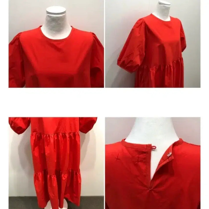 [BUNJANG] Puff Sleeve Long Dress / 새상품 퍼프 소매 롱 원피스 프리사이즈