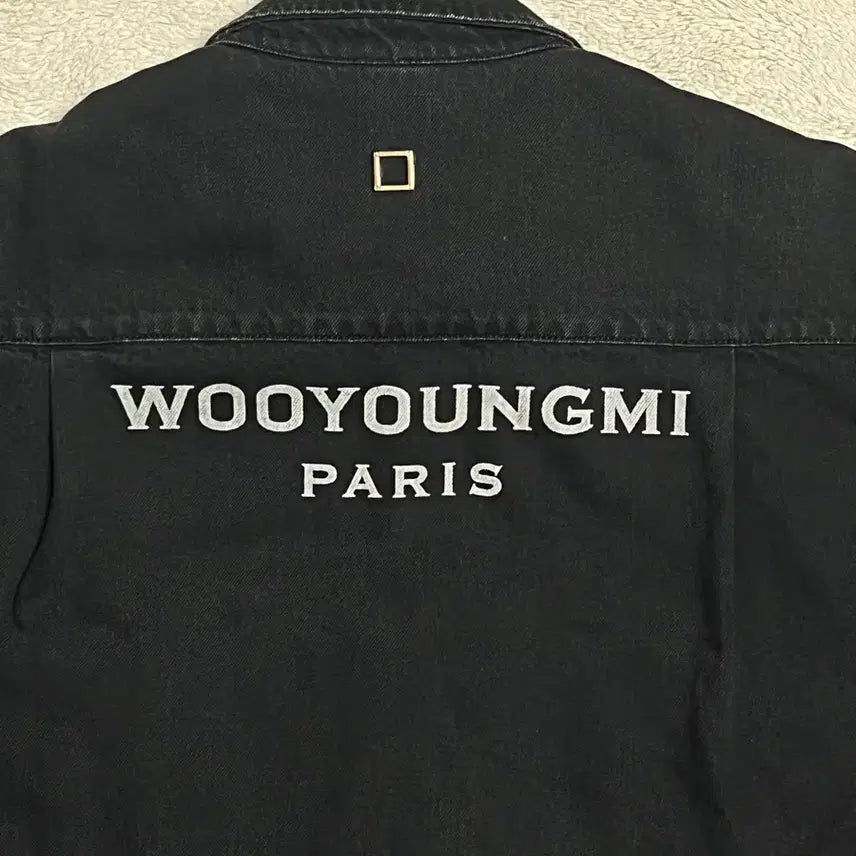 [BUNJANG] Wooyoungmi Black Denim Shirt Jacket Size 48 / 우영미 흑청 데님 셔츠자켓 48
