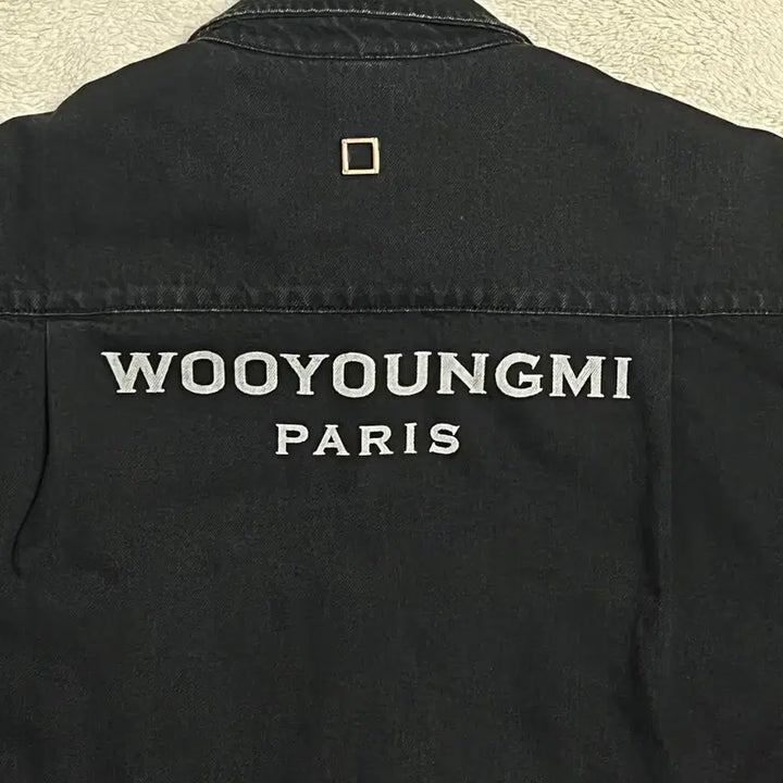 [BUNJANG] Wooyoungmi Black Denim Shirt Jacket Size 48 / 우영미 흑청 데님 셔츠자켓 48