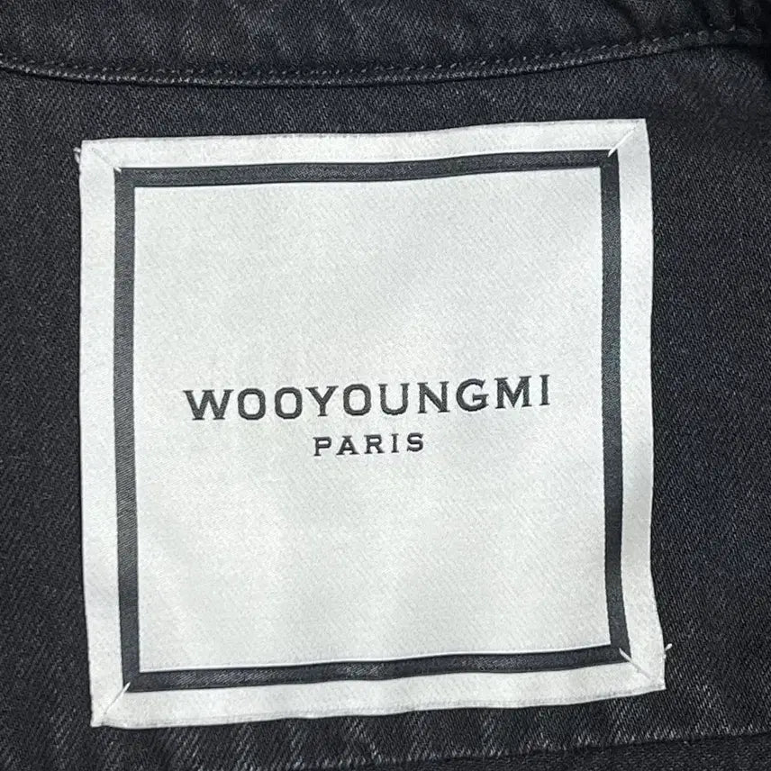 [BUNJANG] Wooyoungmi Black Denim Shirt Jacket Size 48 / 우영미 흑청 데님 셔츠자켓 48