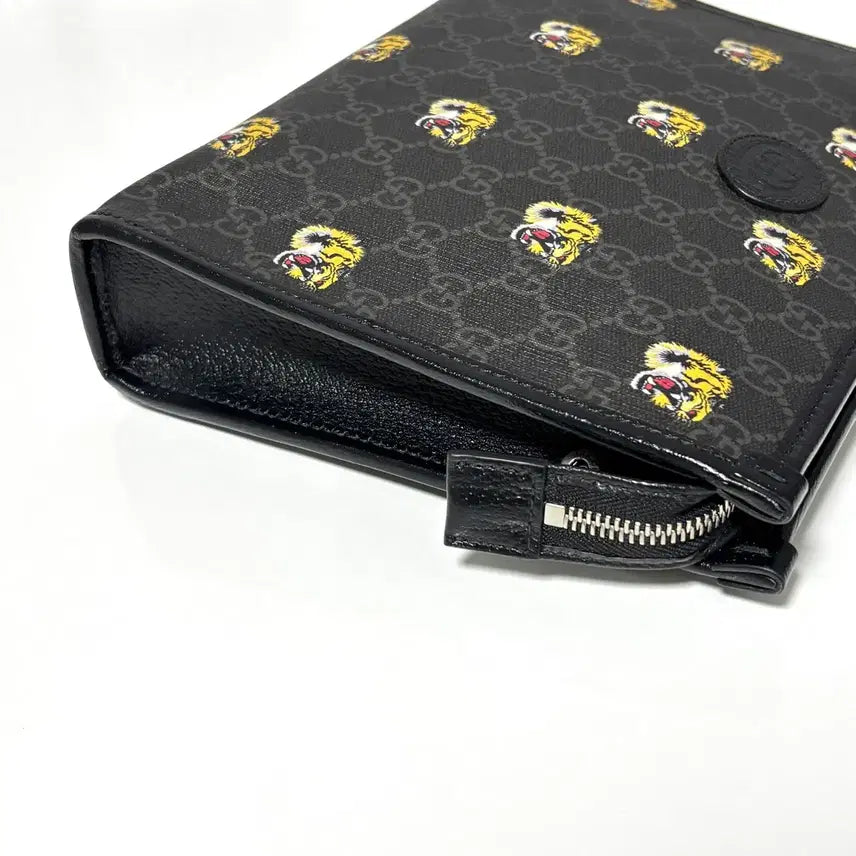 [BUNJANG] Gucci GG Supreme Tiger Clutch Bag / [S+급/정품] 구찌 GG 수프림 타이거 클러치백