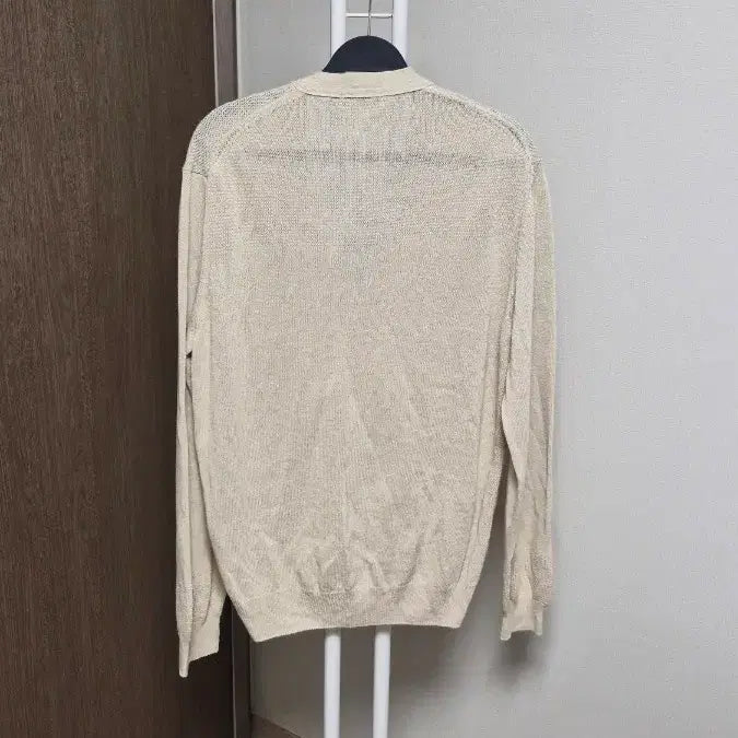 [BUNJANG] Hazzys Linen Blend Cardigan Beige / 헤지스(남105) 린넨블렌드 가디건 베이지