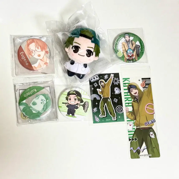 [BUNJANG] Fanverse Phantom Busters Tamon Mini Plush Set / 팬버스 팬텀버스터즈 타몬 캔뱃지 누이 mini인형 세트