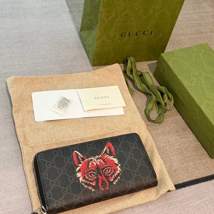 [BUNJANG] Gucci Wolf Long Wallet / 구찌 울프 장지갑(국내에서 현재 못 구하는 매물)
