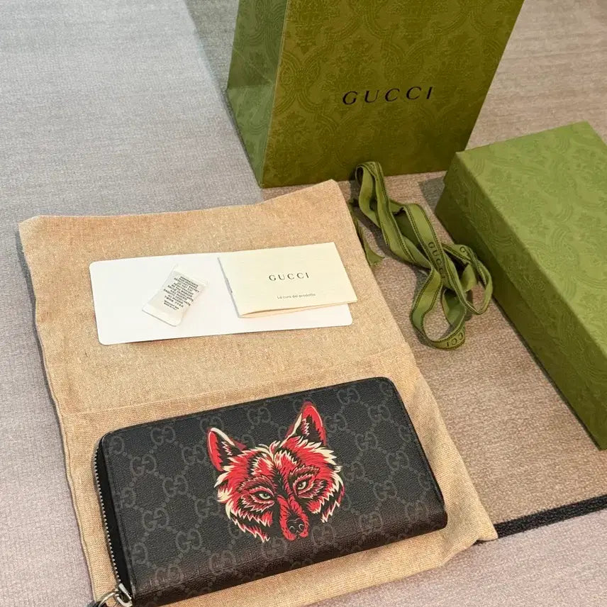 [BUNJANG] Gucci Wolf Long Wallet / 구찌 울프 장지갑(국내에서 현재 못 구하는 매물)