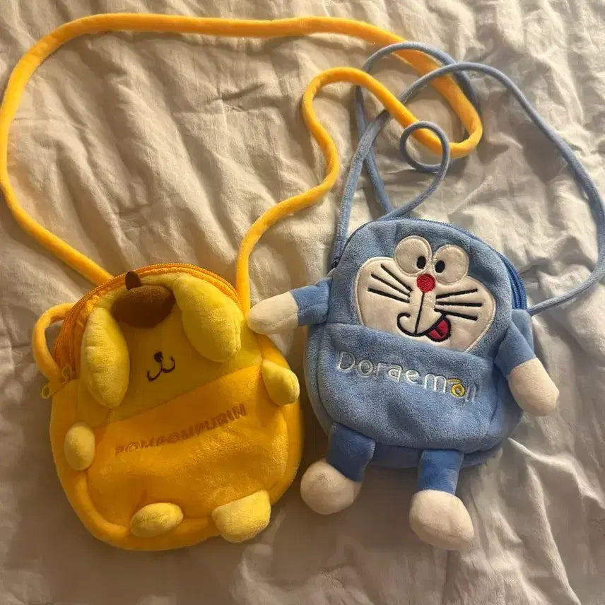 [BUNJANG] Pompompurin Doraemon Crossbody Bag / 폼폼푸린 도라에몽 크로스백