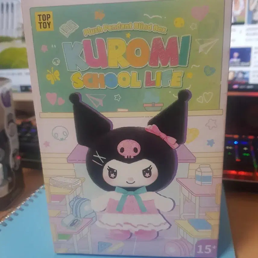 [SOLD OUT] 탑토이 쿠로미 스쿨라이프 인형 키링