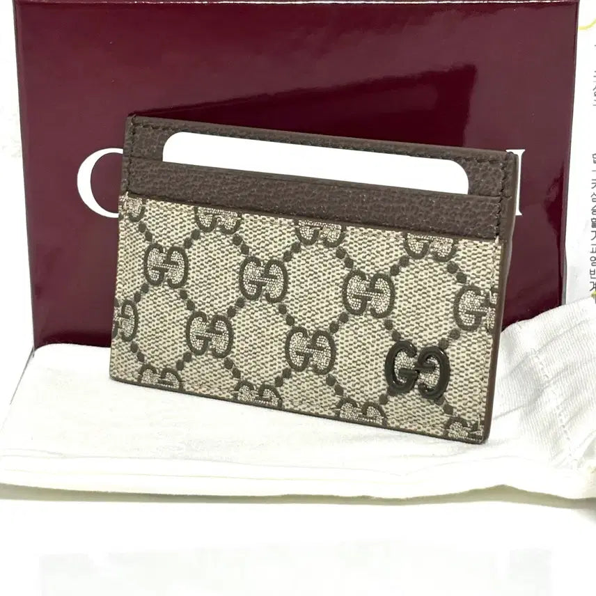 [BUNJANG] Gucci GG Marmont Bicolor Card Wallet / [N급/백화점] 구찌 GG 마몽 바이컬러 카드지갑