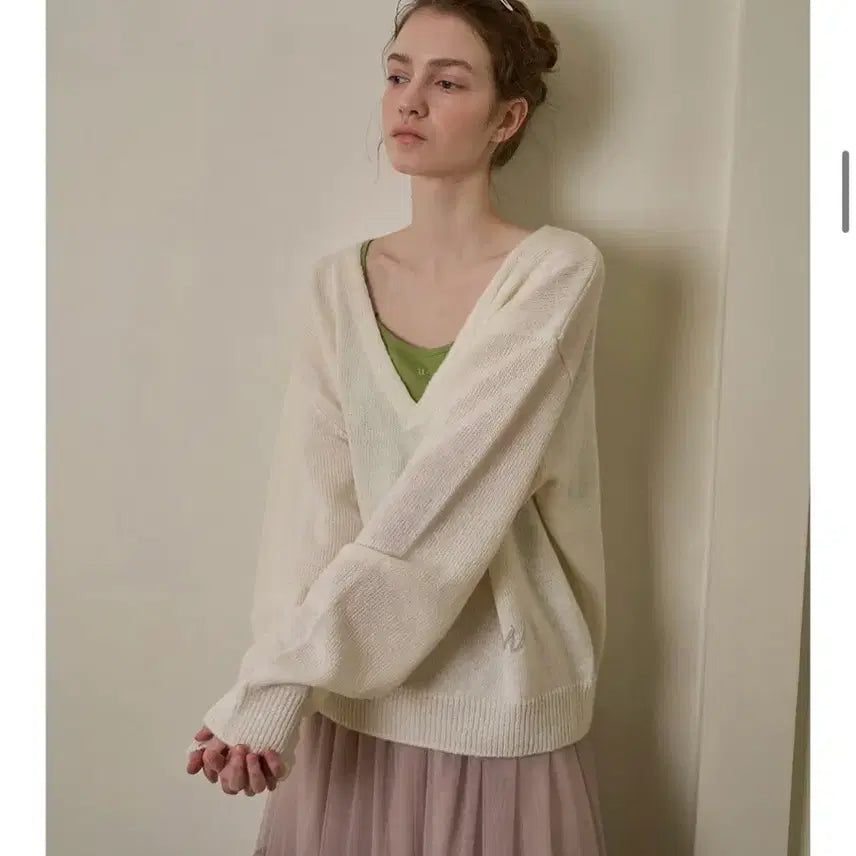 [BUNJANG] Without Summer Knit Ivory / 위드아웃썸머 니트