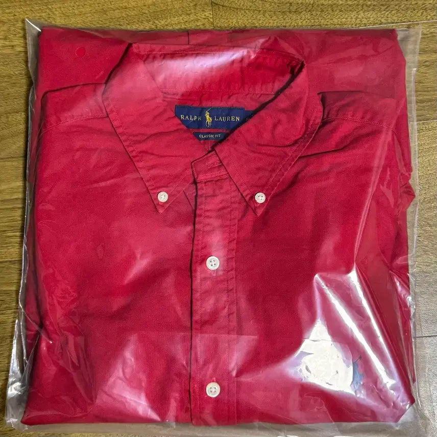 [BUNJANG] Polo Ralph Lauren Oxford Shirt Classic Fit - Red / 폴로 가먼트 다이 셔츠 클래식핏M 레드