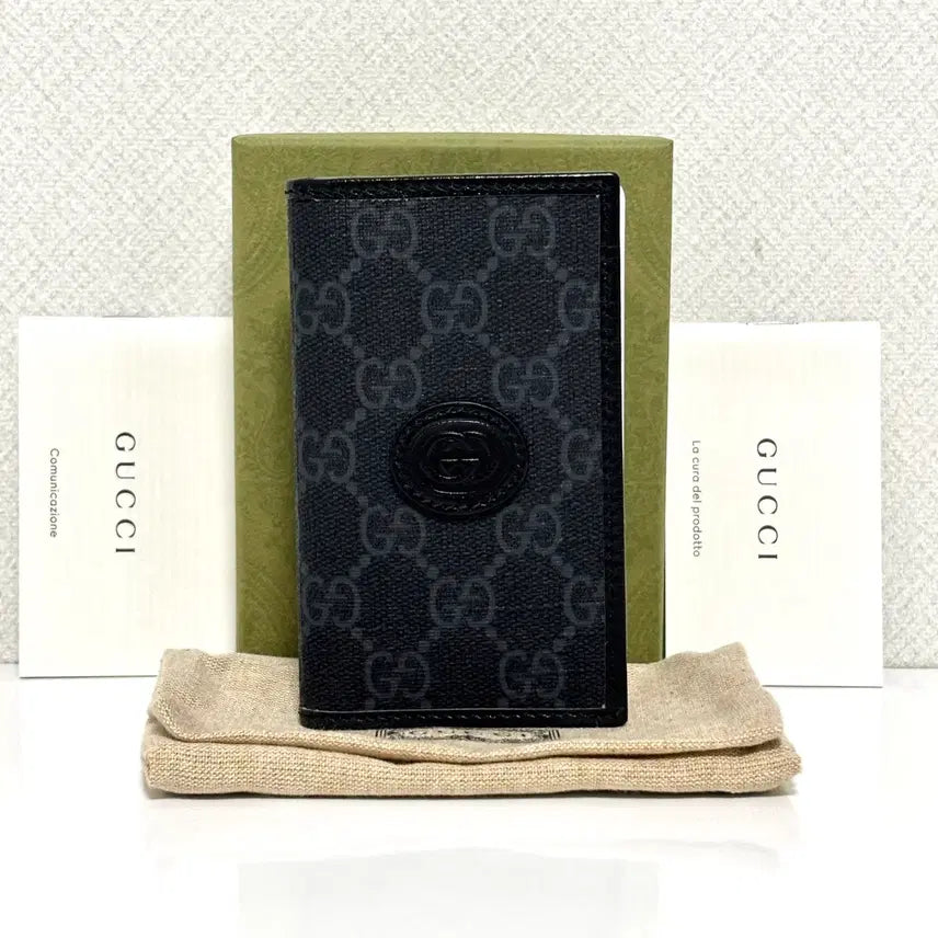 [BUNJANG] Gucci GG Interlocking Card Wallet / [P급/정품] 구찌 GG 인터로킹 카드지갑