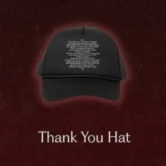 [BUNJANG] BLACKPINK Jennie Ruby 1st Anniversary Thank You Hat Ball Cap / 블랙핑크 제니 팝업 루비일주년 땡큐햇 볼캡