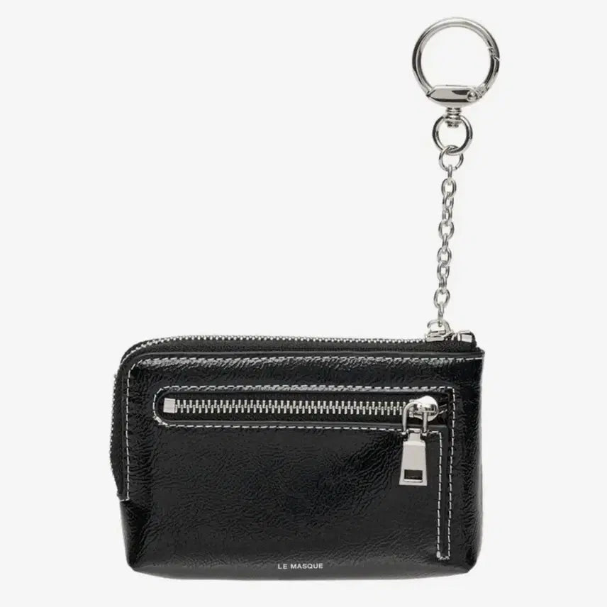 [SOLD OUT] 르마스크 데이지 키링 동전지퍼 카드지갑 파우치 블랙