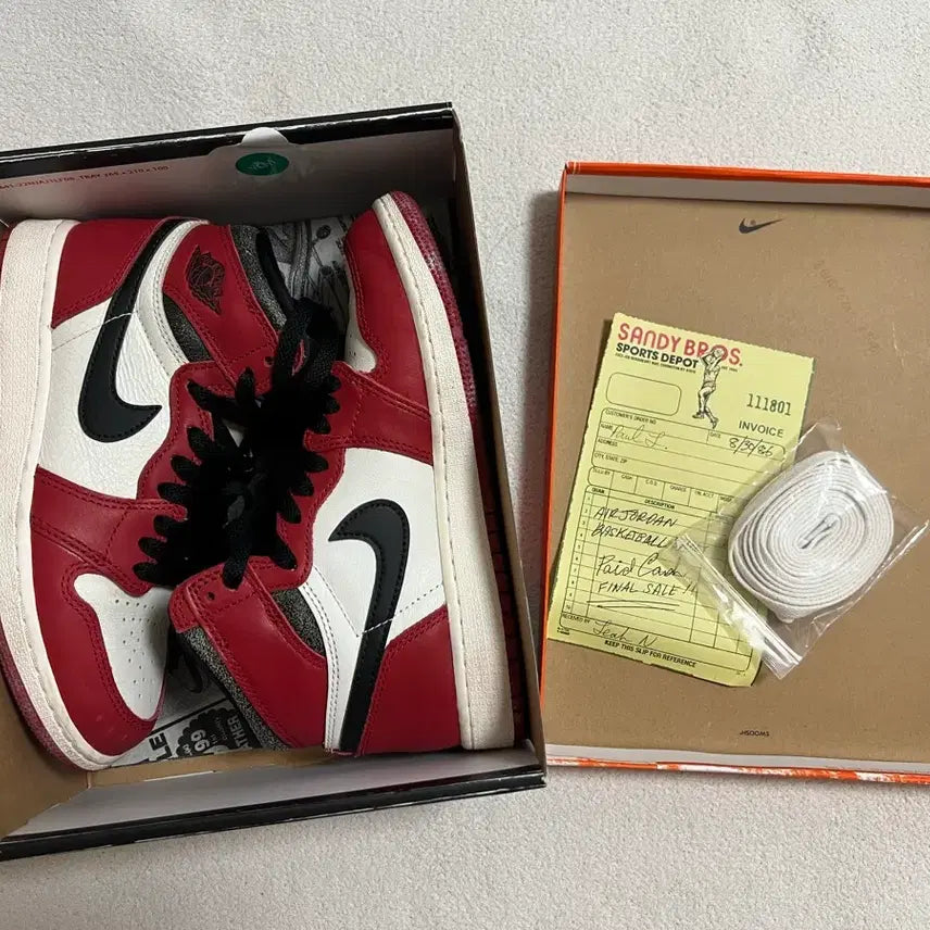 [BUNJANG] Air Jordan 1 Retro High OG Chicago 2022 (GS) / (GS) 조던 1 레트로 하이 OG 시카고 2022
