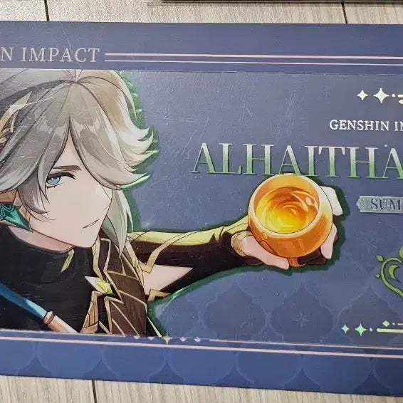 [BUNJANG] Genshin Impact Alhaitham PVC Figure / 원신 카페  알하이탐 pvc  5만 특전