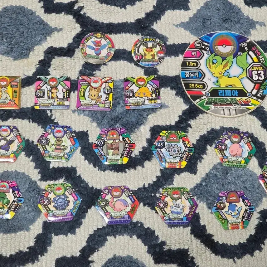 [BUNJANG] Pokemon DP/BW Classic Paper Stickers / 포켓몬스터 DP/BW 고전 종이딱지