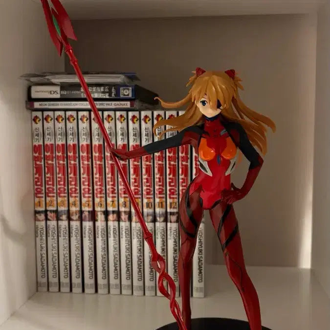 [BUNJANG] Asuka Langley Soryu Sega Cassius Spear Figure / 에반게리온 아스카 세가 카시우스의 창 피규어