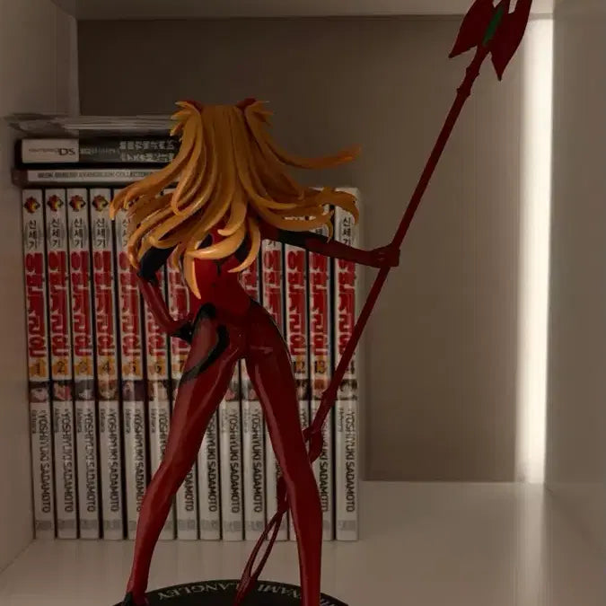 [BUNJANG] Asuka Langley Soryu Sega Cassius Spear Figure / 에반게리온 아스카 세가 카시우스의 창 피규어