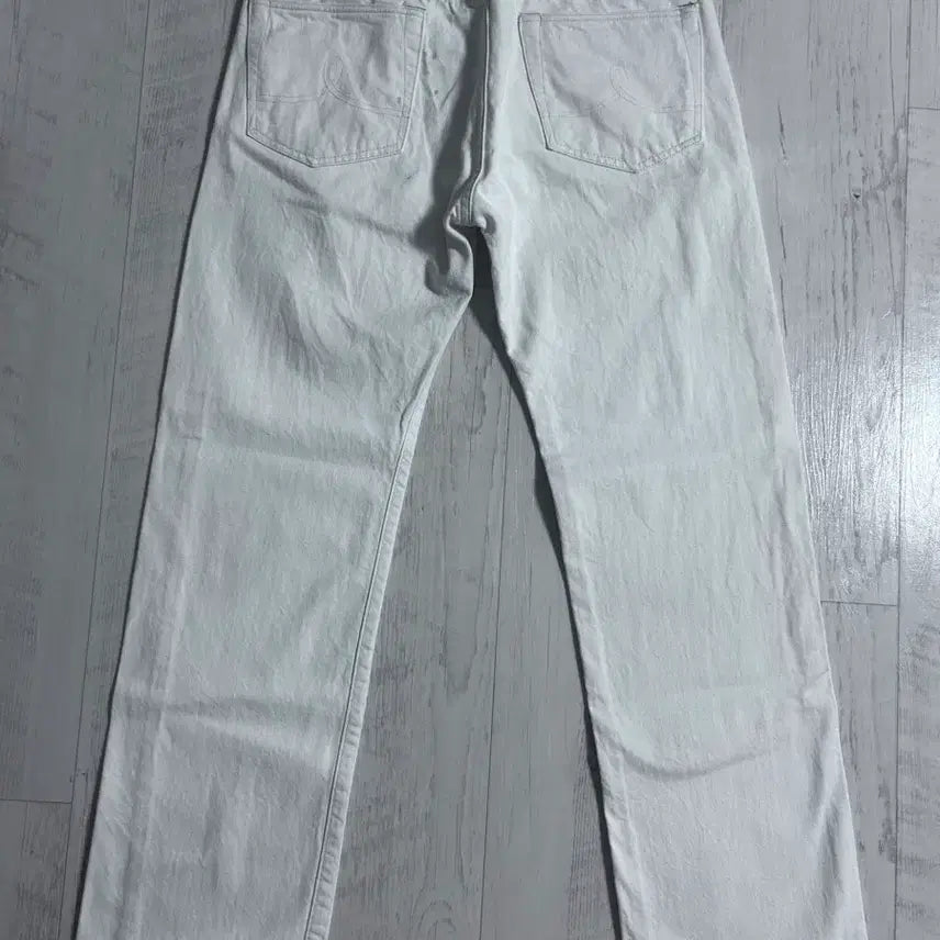 [SOLD OUT] RRL 스트레이트 레그 핏 내추럴 / 화이트 데님 팬츠 32x30