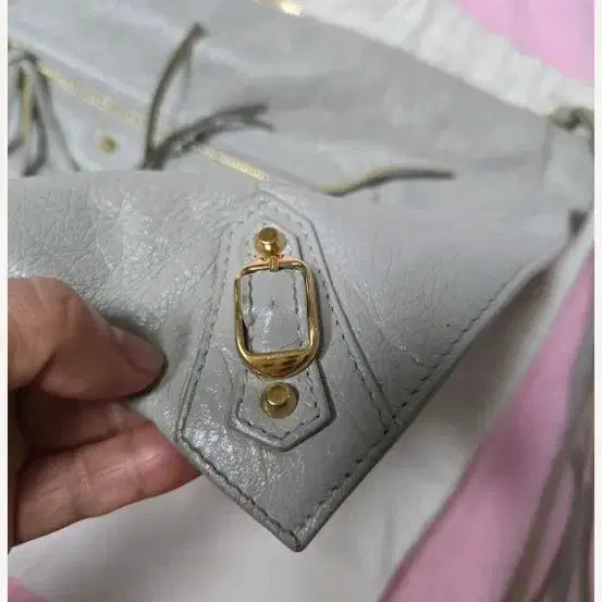 [BUNJANG] Balenciaga Classic Clutch Bag Gray / 발렌시아가 클래식 클러치백 그레이