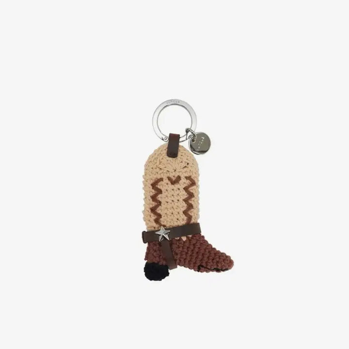 [BUNJANG] Vrunk Crochet Western Boots Charm / 분크 부츠 키링