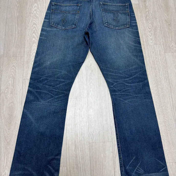 [SOLD OUT] [34/32]RRL 서튼 슬림부츠 셀비지 데님팬츠
