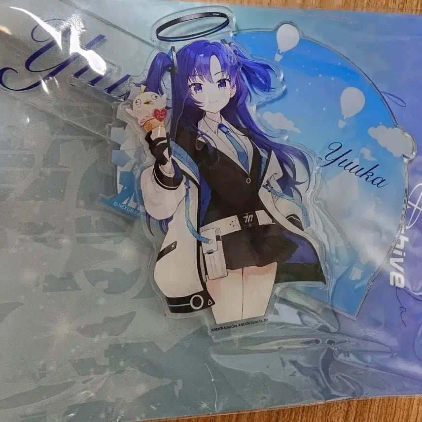 [BUNJANG] Blue Archive Yuuka 2nd Anniversary Acrylic Stand Diorama Set / 블루아카이브 샬레스토어 2주년 유우카 아크릴세트