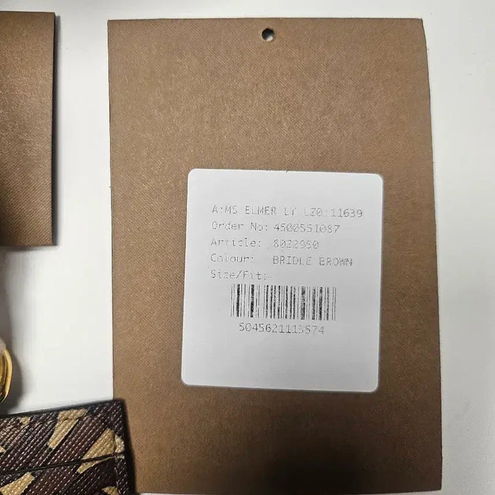 [BUNJANG] Burberry Monogram Card Holder Brown / 정품 버버리 모노그램 카드홀더 브라운 새상품(택배비 무료)