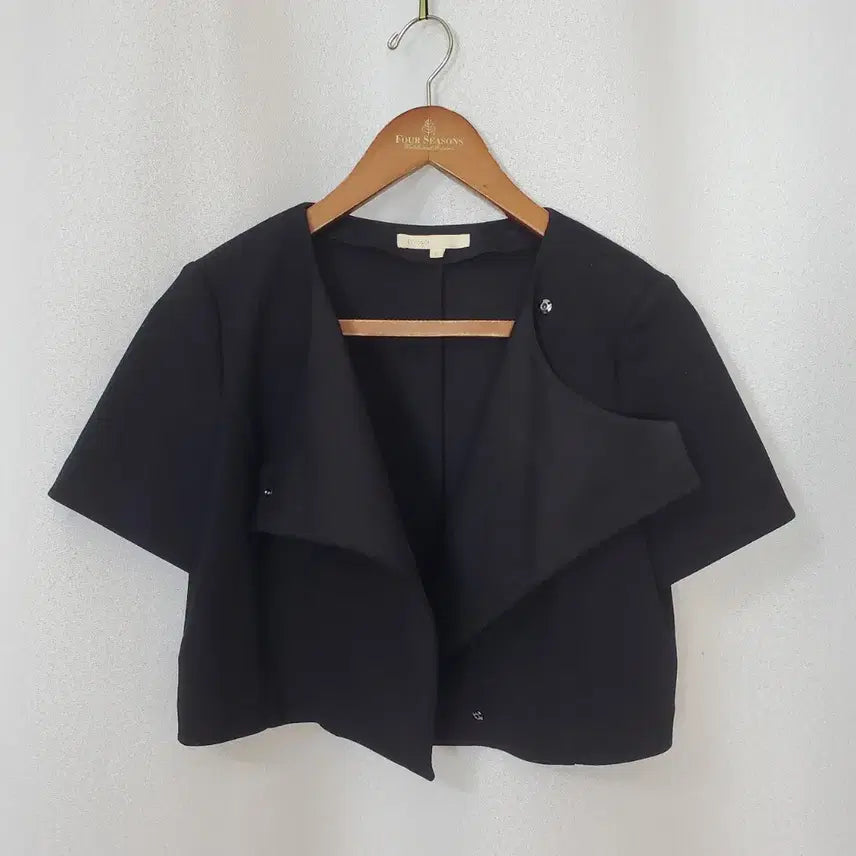 [BUNJANG] Maje Cropped Jacket - Black / 마쥬 크롭자켓 여성2