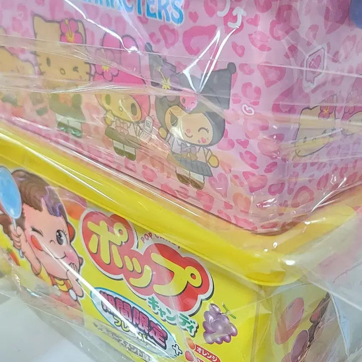 [SOLD OUT] 페코짱 팝캔디+갸루 산리오 캐릭터 컨테이너 2종 일괄 (안에 간식 포함)