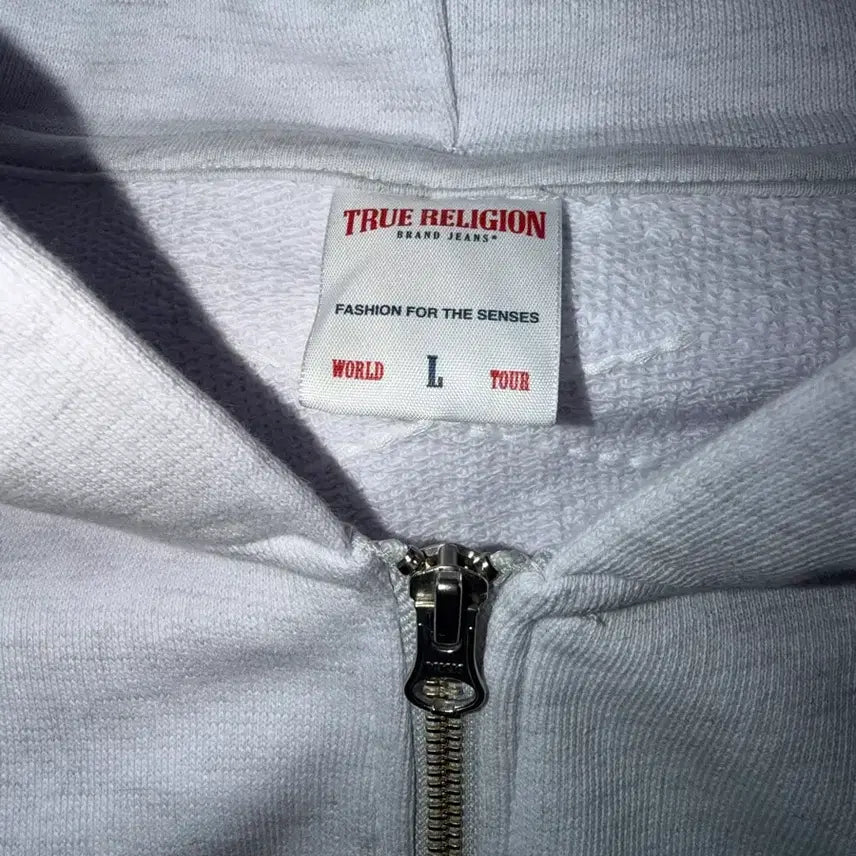 [BUNJANG] True Religion R Point Hoodie Zip-up / 트루릴리젼 r포인트 후드집업