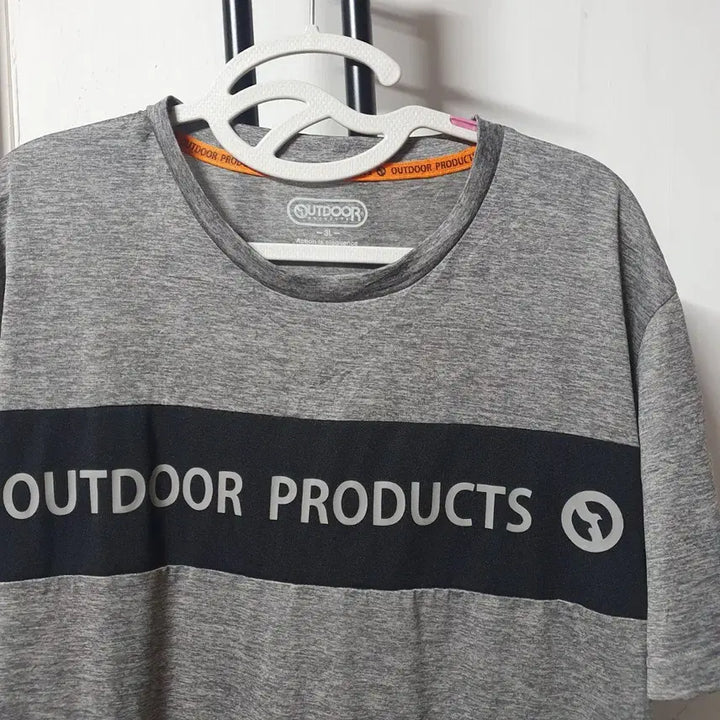 [BUNJANG] Outdoor Products Gray Short Sleeve T-shirt / 아웃도어프로덕츠 반팔 그레이 3XL 115