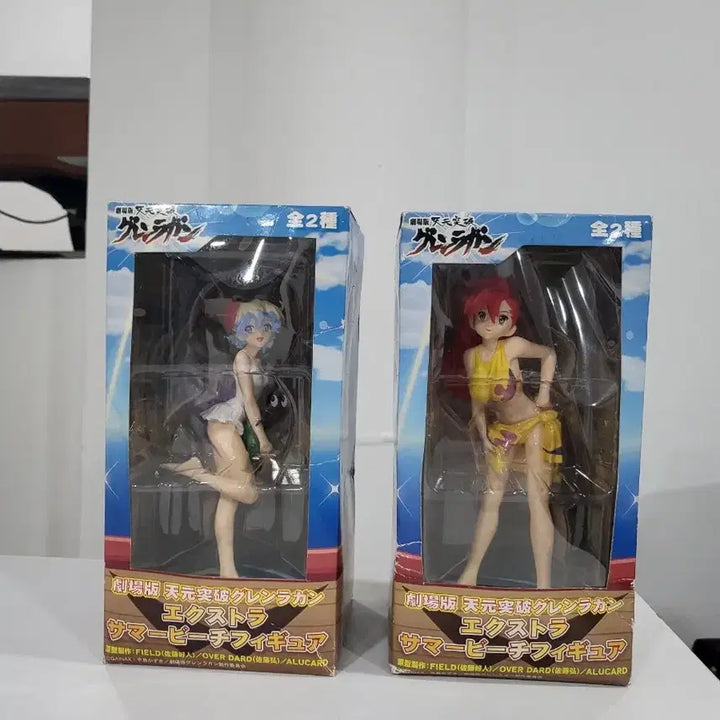 [BUNJANG] Gurren Lagann Yoko &amp; Nia Summer Beach Figure Set / 그렌라간 요코 + 니아 썸머 비치 set