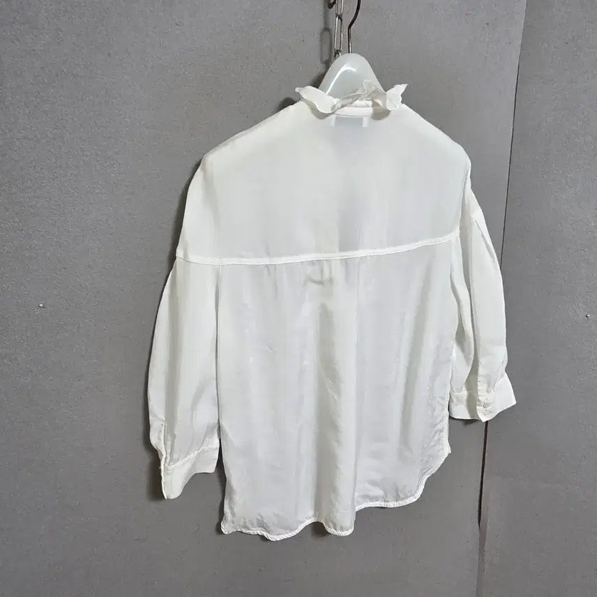 [BUNJANG] Sandro White Blouse / 산드로 흰색 블라우스 1   n4406