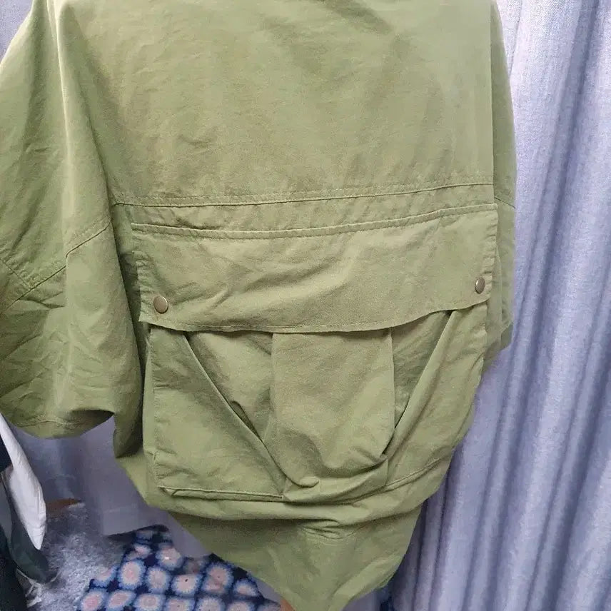 [BUNJANG] Pocket Khaki Oversized Field Jacket / 포켓 카키 오버 야상