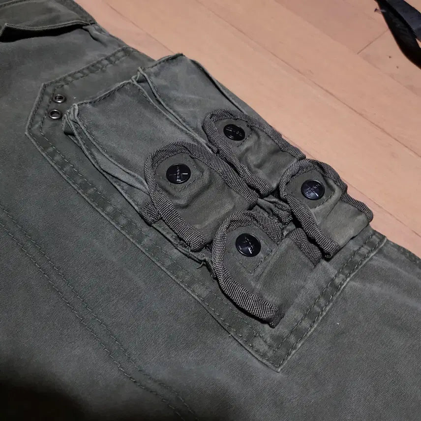 [BUNJANG] Bauhaus Tough Jeansmith Military Cargo Pants / 32/새옷/홍콩 bauhaus 터프진스미스 밀리터리 카고팬츠/2-42광