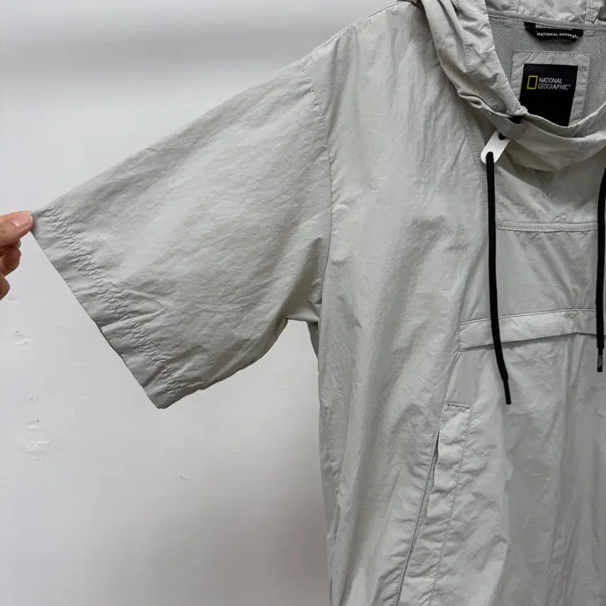 [BUNJANG] National Geographic Anorak Short Sleeve Windbreaker (L) / 내셔널지오그래픽 아노락 반팔 바람막이 L 남녀공용 JS45