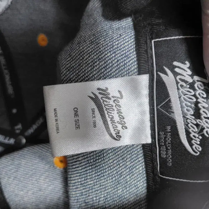 [BUNJANG] TEENAGE MILLIONAIRE Denim Baseball Cap / TEENAGE MILLIONAIRE데님 볼캡
