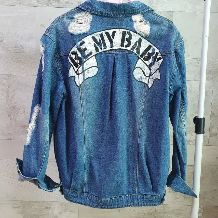 [BUNJANG] Codes Combine Oversized Denim Jacket / (상태좋음)코데즈컴바인 청자켓 오버핏55~77