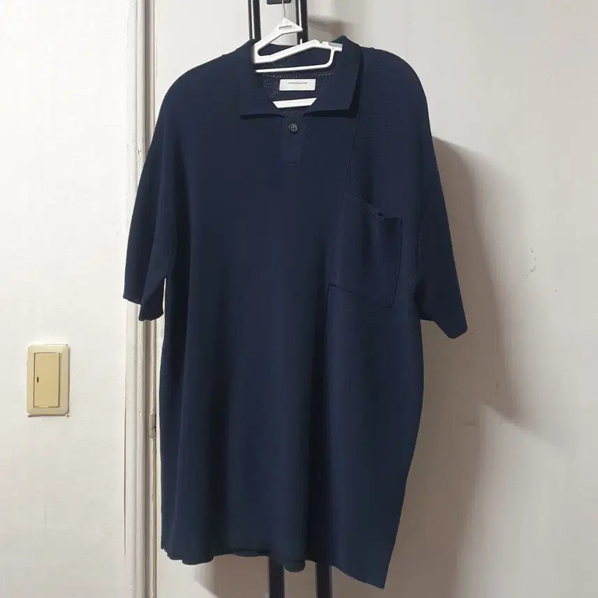 [SOLD OUT] 커스텀멜로우 남성 반팔카라티 네이비 M 95