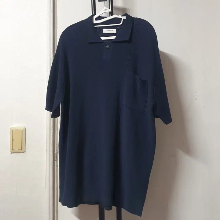 [SOLD OUT] 커스텀멜로우 남성 반팔카라티 네이비 M 95