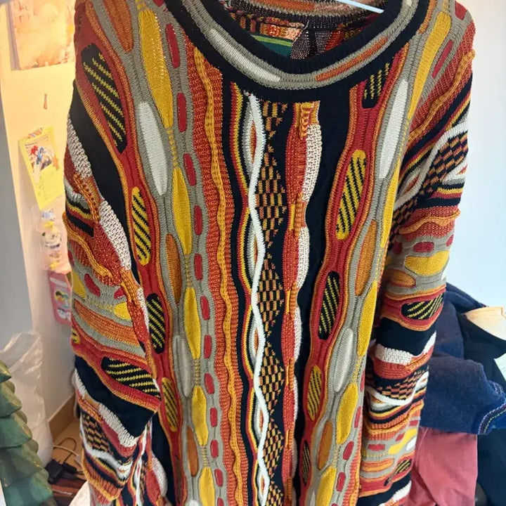 [BUNJANG] Patterned Knit Sweater / 패턴 니트 스웨터