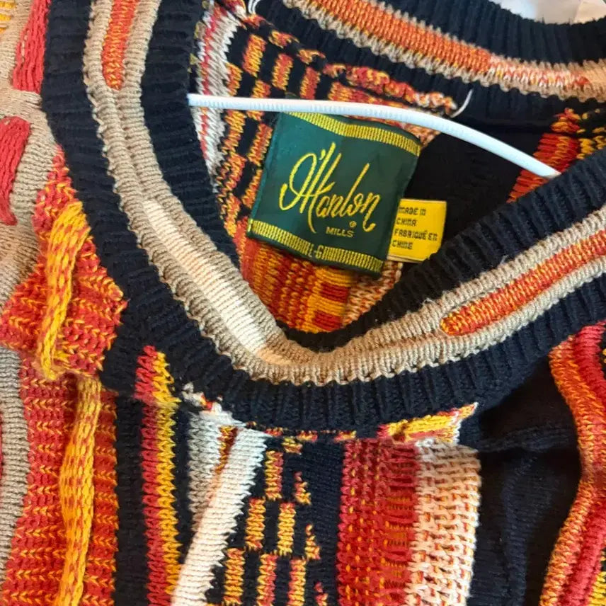 [BUNJANG] Patterned Knit Sweater / 패턴 니트 스웨터